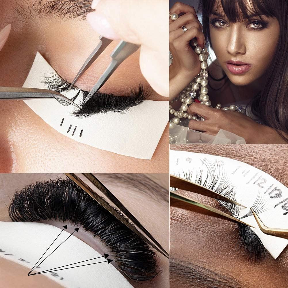 71ntiUBqKL._AC_SL1001_.jpg شريط لاصق لوصلات الرموش، وسائد عيون اسفنجية لوصلات الرموش، 110 قطعة من شريط الفوم الطبي المقطوع مسبقا، وسادات تحت العين، لوازم وصلات الرموش، ادوات تجميل خالية من الوبر ولا تسبب الحساسية وخالية من - الصورة 5