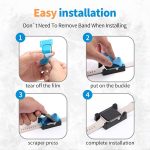 ⁦【عبوة من 3 قطع】 شاشة حماية تي تيرسيلي لساعة ابل الترا 2/1 49 ملم 2024 2023 2022 مع مجموعة محاذاة غشاء منحني فائق الوضوح البولي ميثيل أسود⁩ - الصورة ⁦3⁩