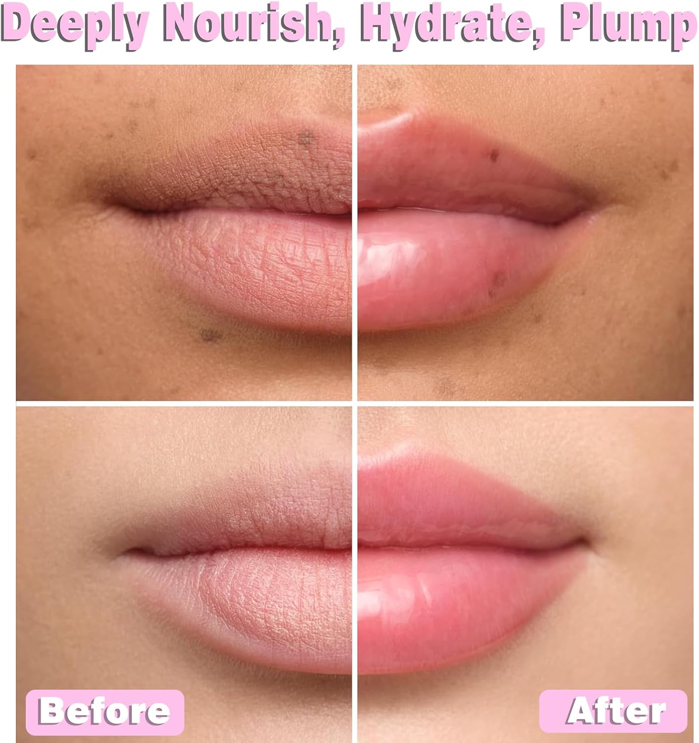 71rnXmiH6CL._AC_SL1500_.jpg ملمع شفاه، ملمع شفاه، مرطب شفاه شفاف، زيت جوهر للشفاه ليلا ونهارا لملء الشفاه، مرطب ومغذي ومهدئ، غير لزج، يقلل من خطوط الشفاه ويعزز مرونة الشفاه، 5 مل - الصورة 4