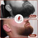 ⁦مشط اللحية لأدوات الحلاقة، مجموعة تشذيب اللحية للرجال، 2 قطعة⁩ - الصورة ⁦5⁩