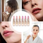 ⁦احمر شفاه لامع للنساء، مرطب شفاه ملون ومرطب، احمر شفاه مكياج مع تاثير ملمع شفاه، بقعة مرطبة مقاومة للماء لحفلات الزفاف وحفلات الزفاف والمراهقات والفتيات⁩ - الصورة ⁦4⁩