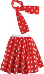 Brigitta Girls Polka Skirt and Scarf