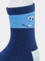 ⁦Styli Boys Set Of 5 - Printed Crew Socks 6 Years - Multi⁩ - الصورة ⁦8⁩