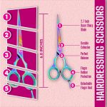 ⁦مقص شعر احترافي من تايكون انسترومنتس - مقص شعر احترافي جذاب 15 سم بشفرة حلاقة - مقص شعر ممتاز للنساء والرجال⁩ - الصورة ⁦2⁩