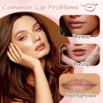 3 قطع من زيت ملمع الشفاه المرطب، ملمع شفاه شفاف مرطب، مرطب شفاه ملون غير لزج، ملمع شفاه مغذي يدوم طويلا - الصورة 4