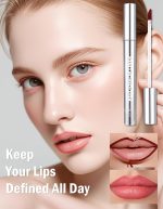 ايريناد قلم تحديد شفاه مات مقاوم للماء وقابل للتقشير ويدوم طويلا، ملمع شفاه مقاوم للانتقال مع ملقط، مكياج عالي الصبغة للنساء، احمر شفاه غير لاصق قابل للتقشير 02# - الصورة 3