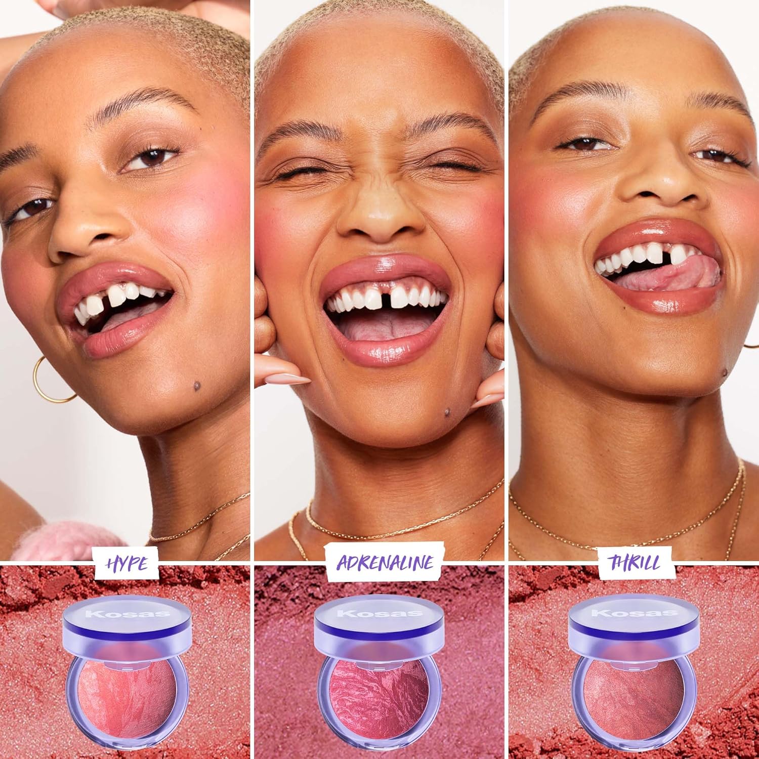 81pjY0jxJL._AC_SL1500_.jpg أحمر خدود خالٍ من البودرة مصنوع مع السكوالين وحمض الهيالورونيك ويدوم طويلًا من بلش از لايف - الصورة 3