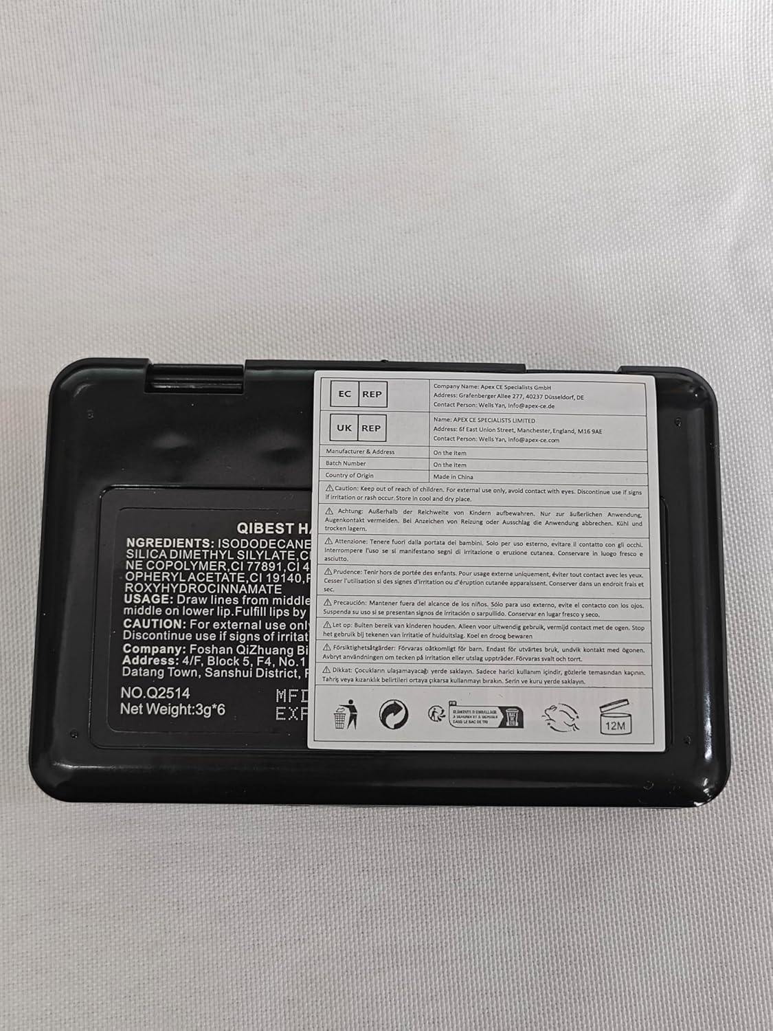 81q6RCw9PLL._AC_SL1500_.jpg احمر شفاه غير لامع من 6 الوان، ملمع شفاه قوطي مقاوم للماء، احمر شفاه مخملي بلون اخضر وارجواني واحمر للحفلات التنكرية والازياء التنكرية ومكياج الهالوين - الصورة 9