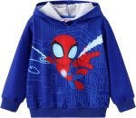 Marvel Avengers Spiderman Iron Man Captain America Venom Boy Girl Hoodie Graphic Sweatshirt Lightweight Cloth Pullover 2-9Y