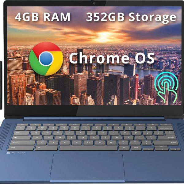 لابتوب من لينوفو، بمعالج ميدياتك، شاشة 14 إنش، وذاكرة رام 4 جيجابايت